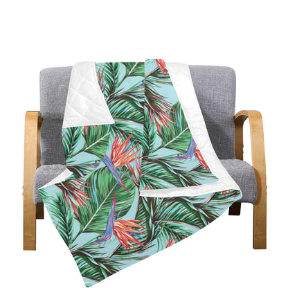 Bird Of Paradise Pattern Print Design BOP01 Premium Quilt