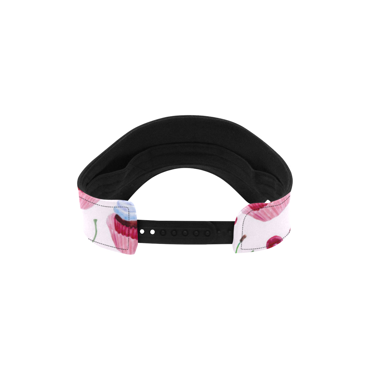 Cherry Cupcake Pink Pattern Unisex Sun Visor
