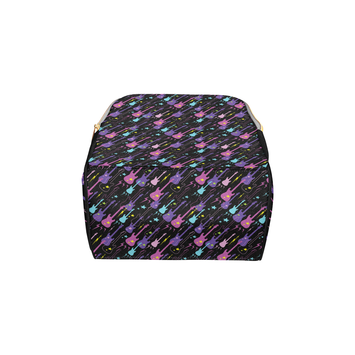Electric Guitar Pattern Print Design 02 Diaper Bag Backpack