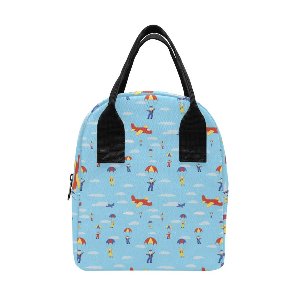 Skydiver Print Design LKS304 Insulated Lunch Bag
