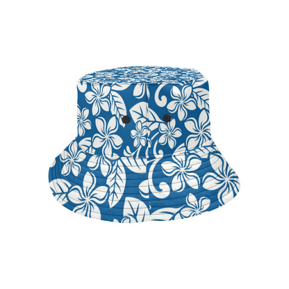 Plumeria Pattern Print Design PM013 Unisex Bucket Hat