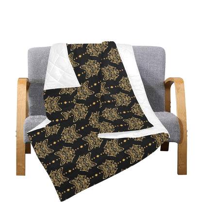 Aztec Wolf Pattern Print Design 04 Premium Quilt
