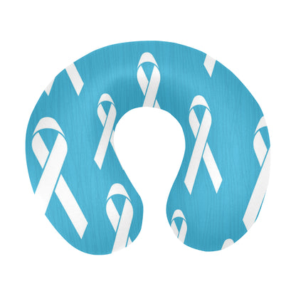 Liver cancer Pattern Print Design 01 U-Shaped Travel Neck Pillow