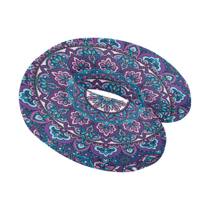 Medallion Pattern Print Design 05 U-Shaped Travel Neck Pillow