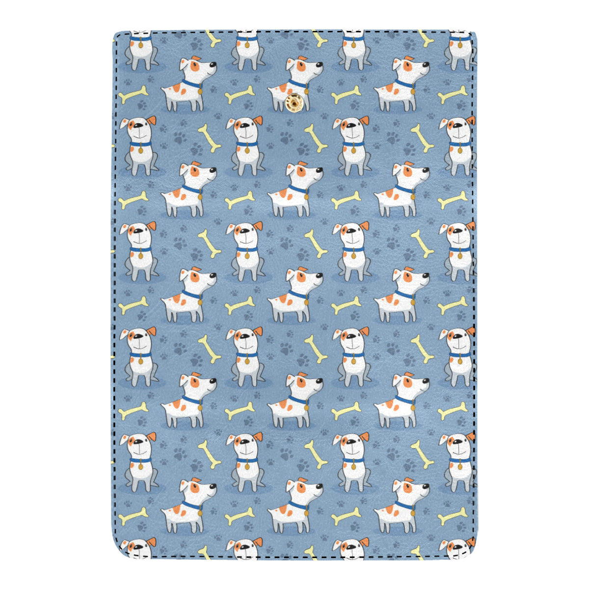 Bull Terriers Pattern Print Design 04 Women's Trifold Wallet