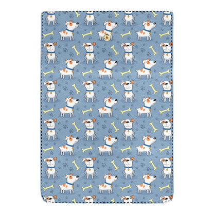 Bull Terriers Pattern Print Design 04 Women's Trifold Wallet