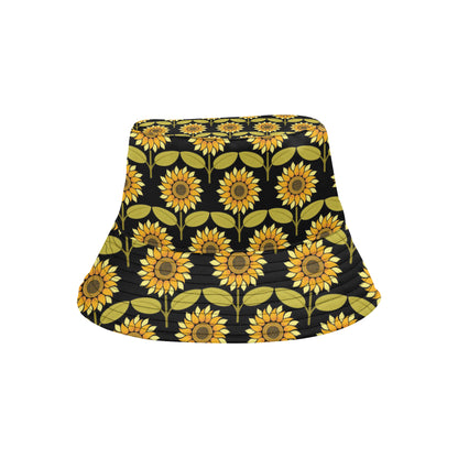 Sunflower Pattern Print Design SF015 Unisex Bucket Hat