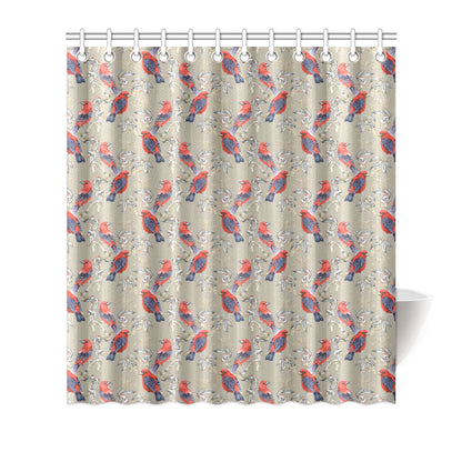 Birds Pattern Print Design 05 Shower Curtain