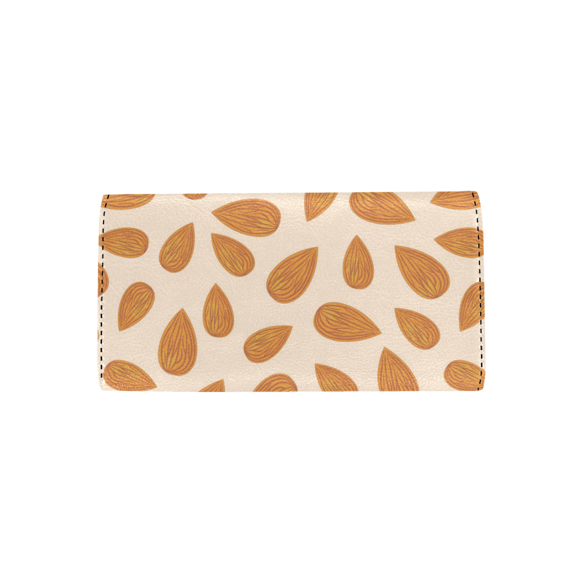 Almond Pattern Print Design 03 Women's Trifold Wallet