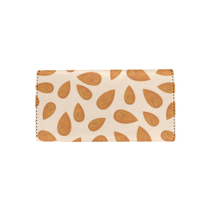 Almond Pattern Print Design 03 Women's Trifold Wallet