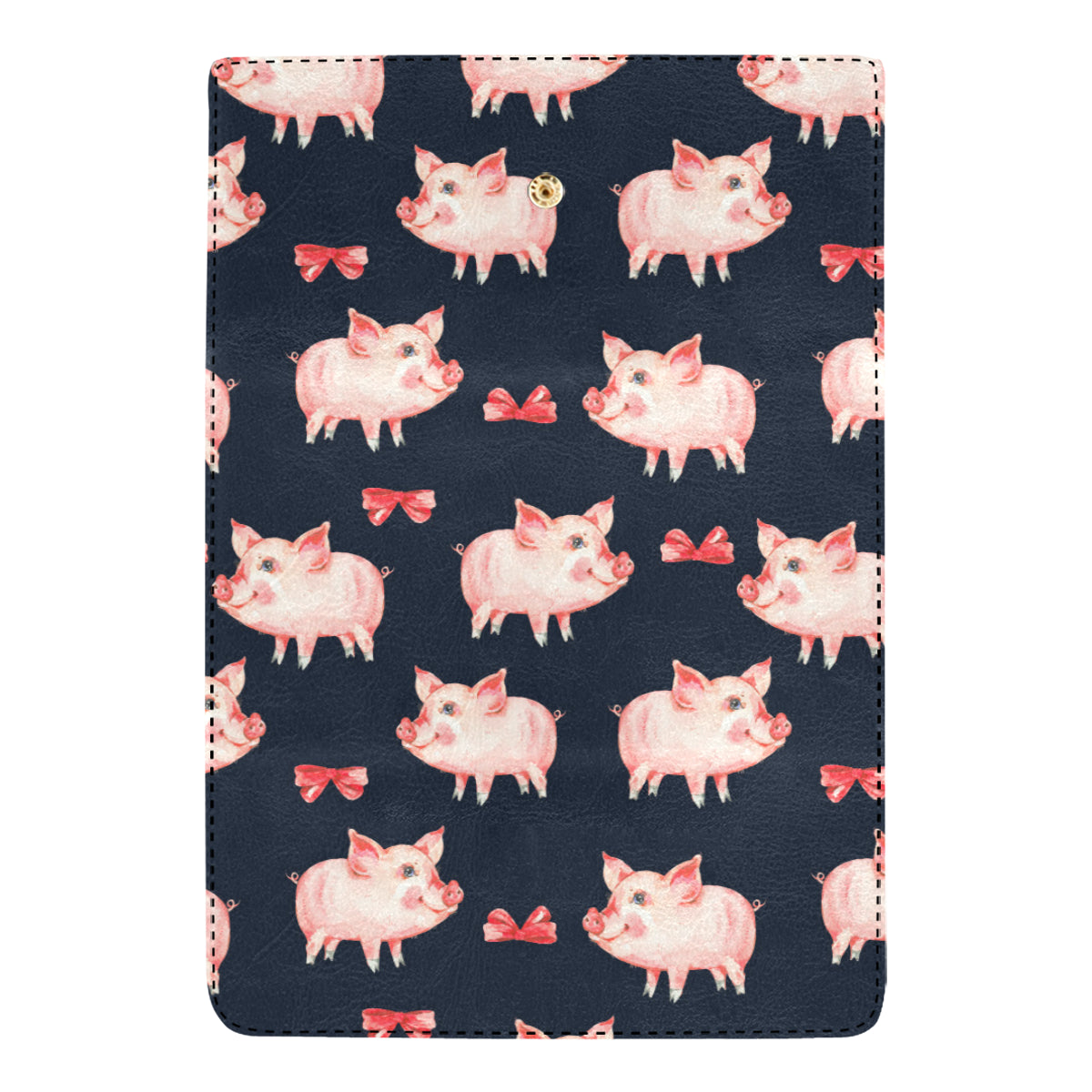 Pig Cute Pattern Print Design 02 Women's Trifold Wallet