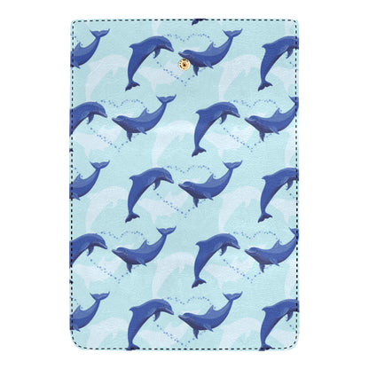 Dolphin Heart Pattern Women's Trifold Wallet