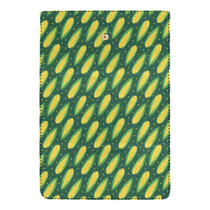 Corn Pattern Print Design 03 Women's Trifold Wallet