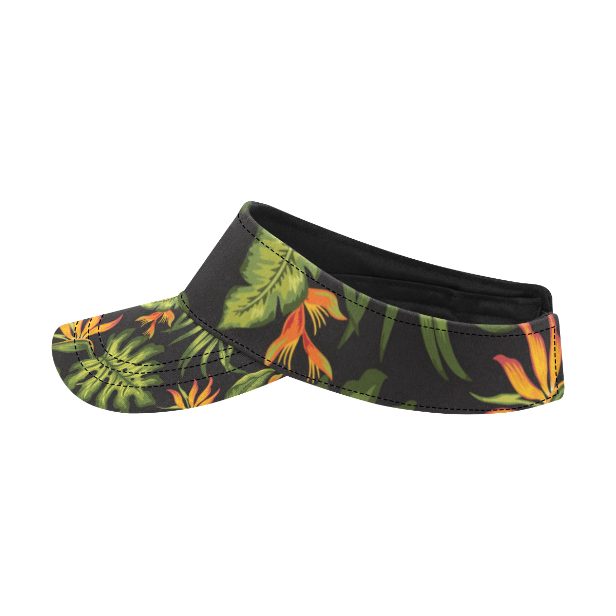 Bird Of Paradise Pattern Print Design BOP013 Unisex Sun Visor