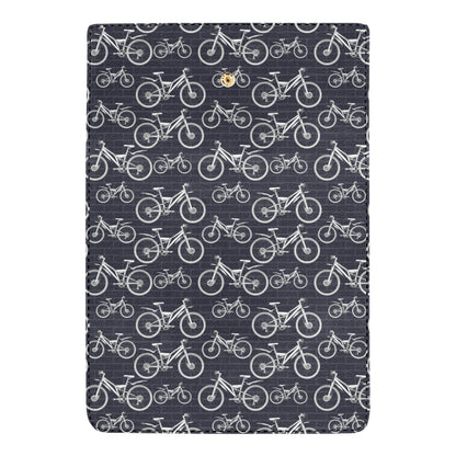 Mountain bike Pattern Print Design 02 Women's Trifold Wallet