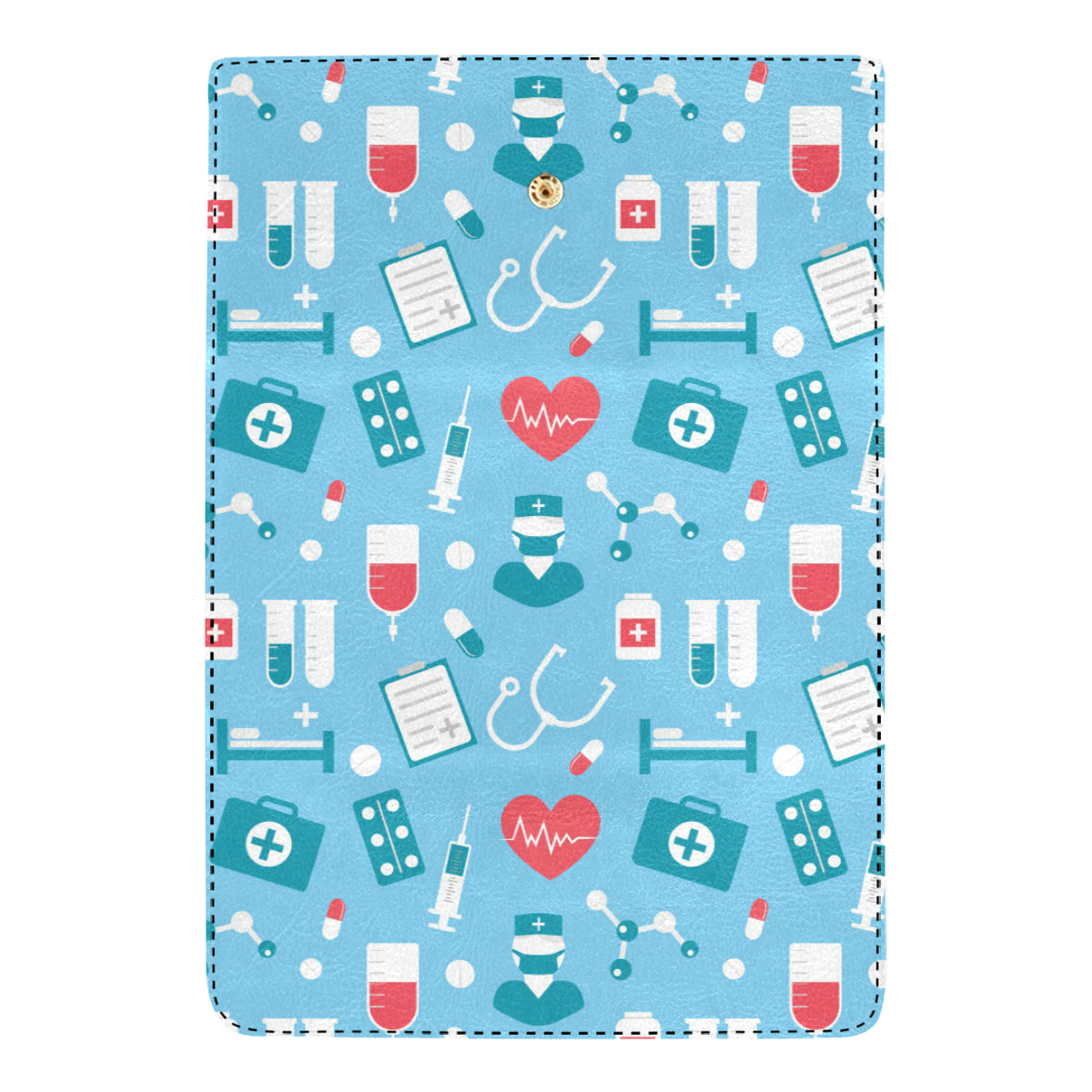 Nurse Pattern Print Design A03 Women's Trifold Wallet