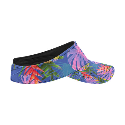 Tropical Flower Pattern Print Design TF025 Unisex Sun Visor