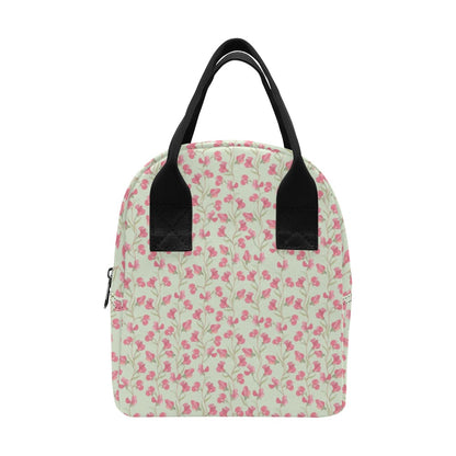 Sweet Pea Print Design LKS301 Insulated Lunch Bag