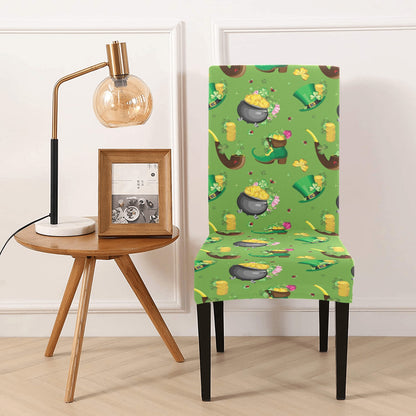 Shamrock Saint Patrick's Day Print Design LKS306 Dining Chair Slipcover