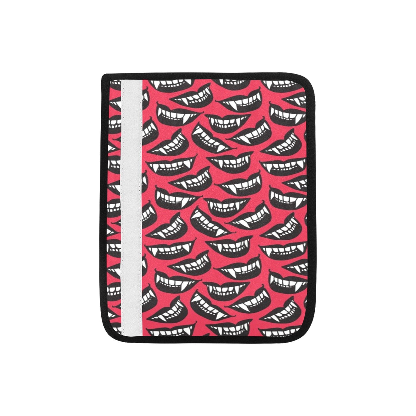 Vampire Lips Print Design LKS305 Car Seat Belt Cover