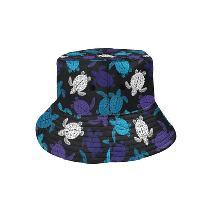 Sea Turtle Print Design LKS306 Unisex Bucket Hat