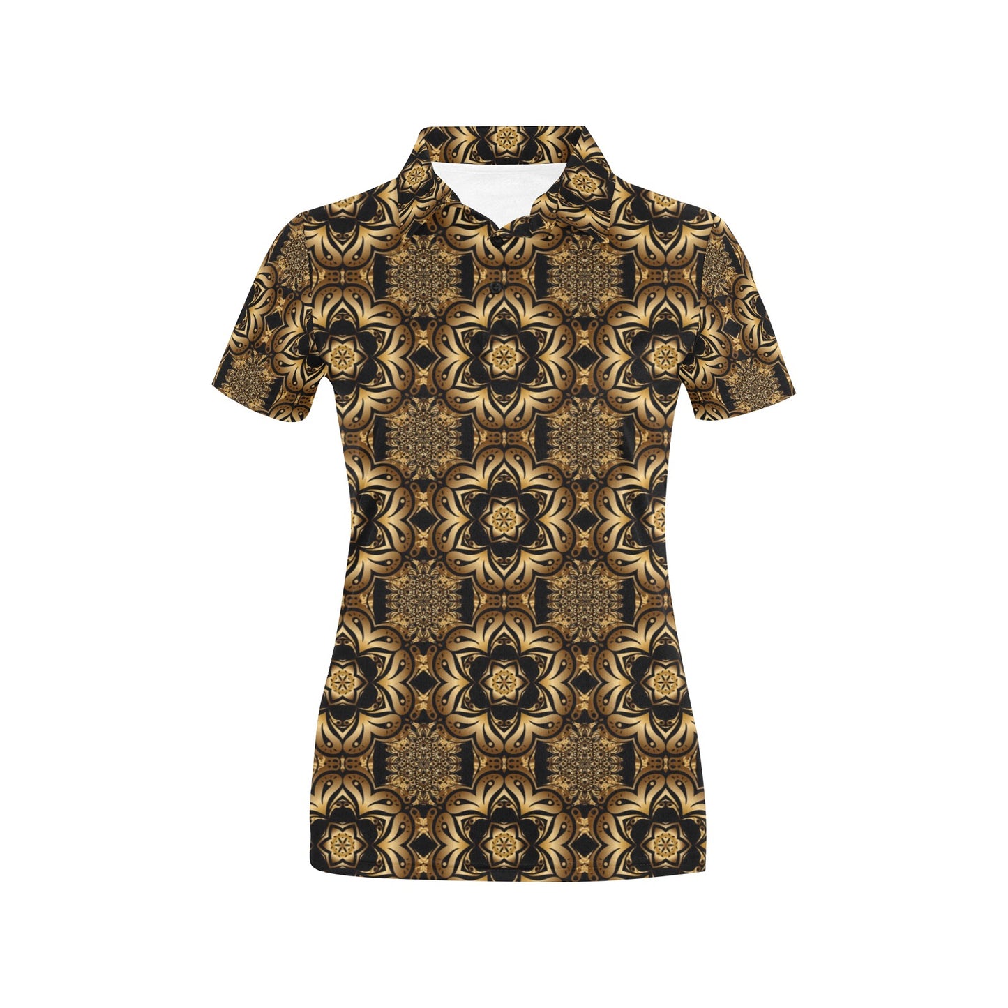 Celtic Pattern Print Design 07 Women's Polo Shirt