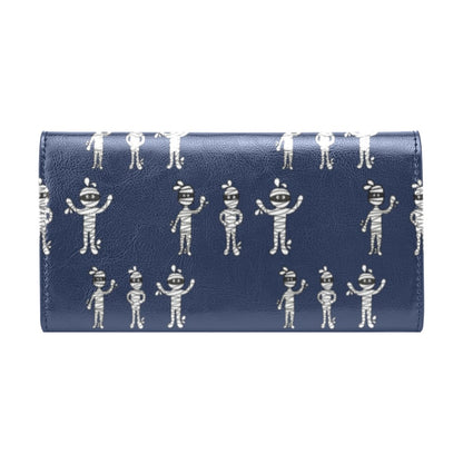 Mummy Print Design LKS306 Women's Trifold Wallet