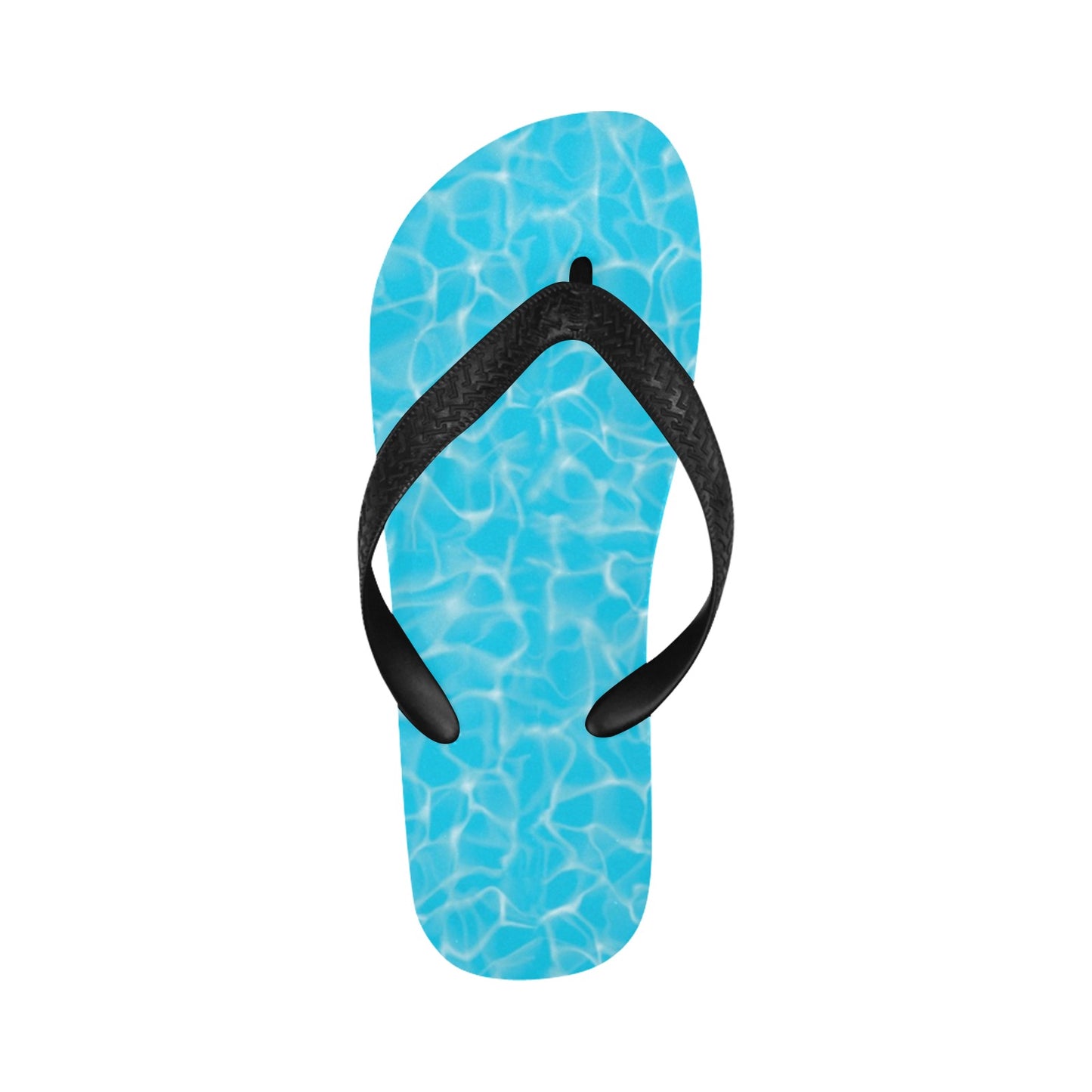 Swimming Pool Texture Print Design LKS301 Flip Flops