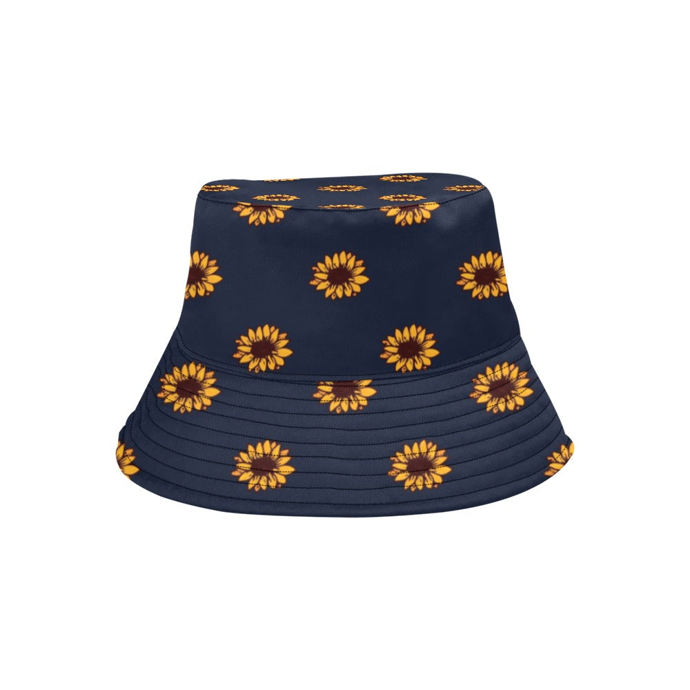 Sunflower Print Design LKS304 Unisex Bucket Hat