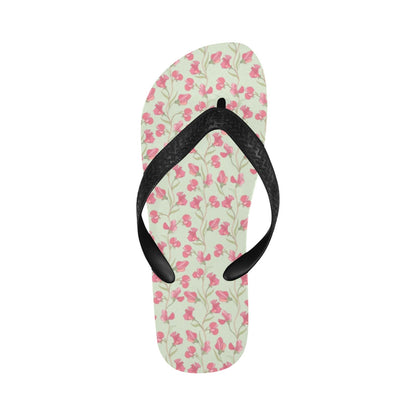 Sweet Pea Print Design LKS301 Flip Flops