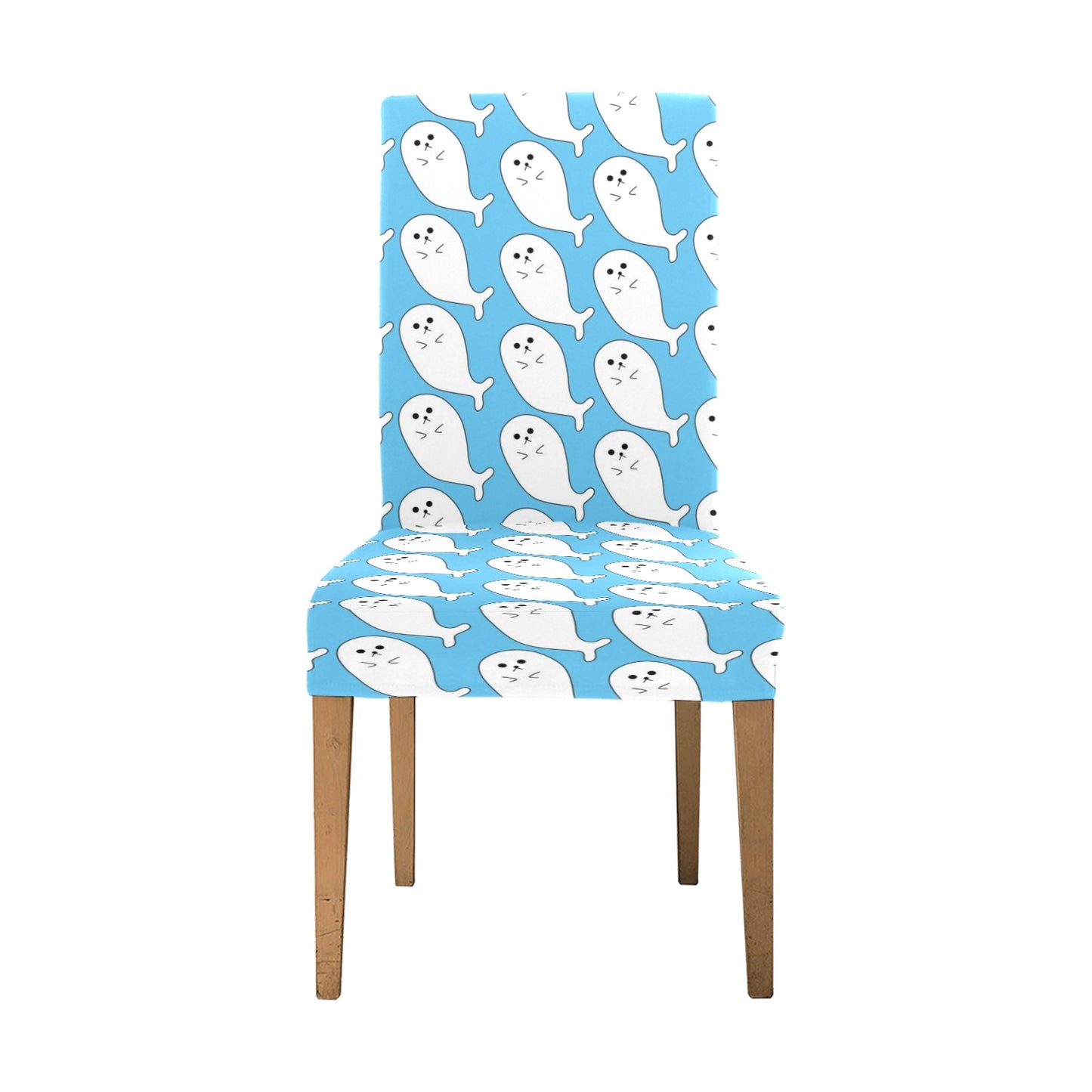 Sea Lion Print Design LKS402 Dining Chair Slipcover