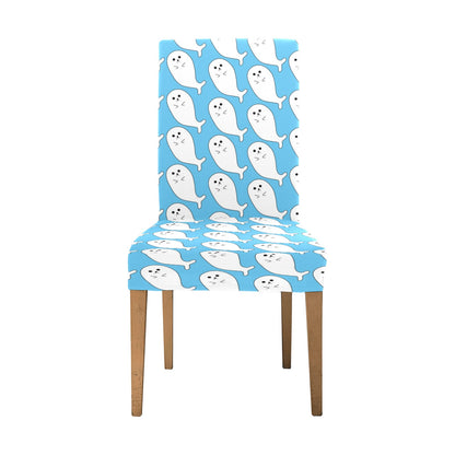 Sea Lion Print Design LKS402 Dining Chair Slipcover