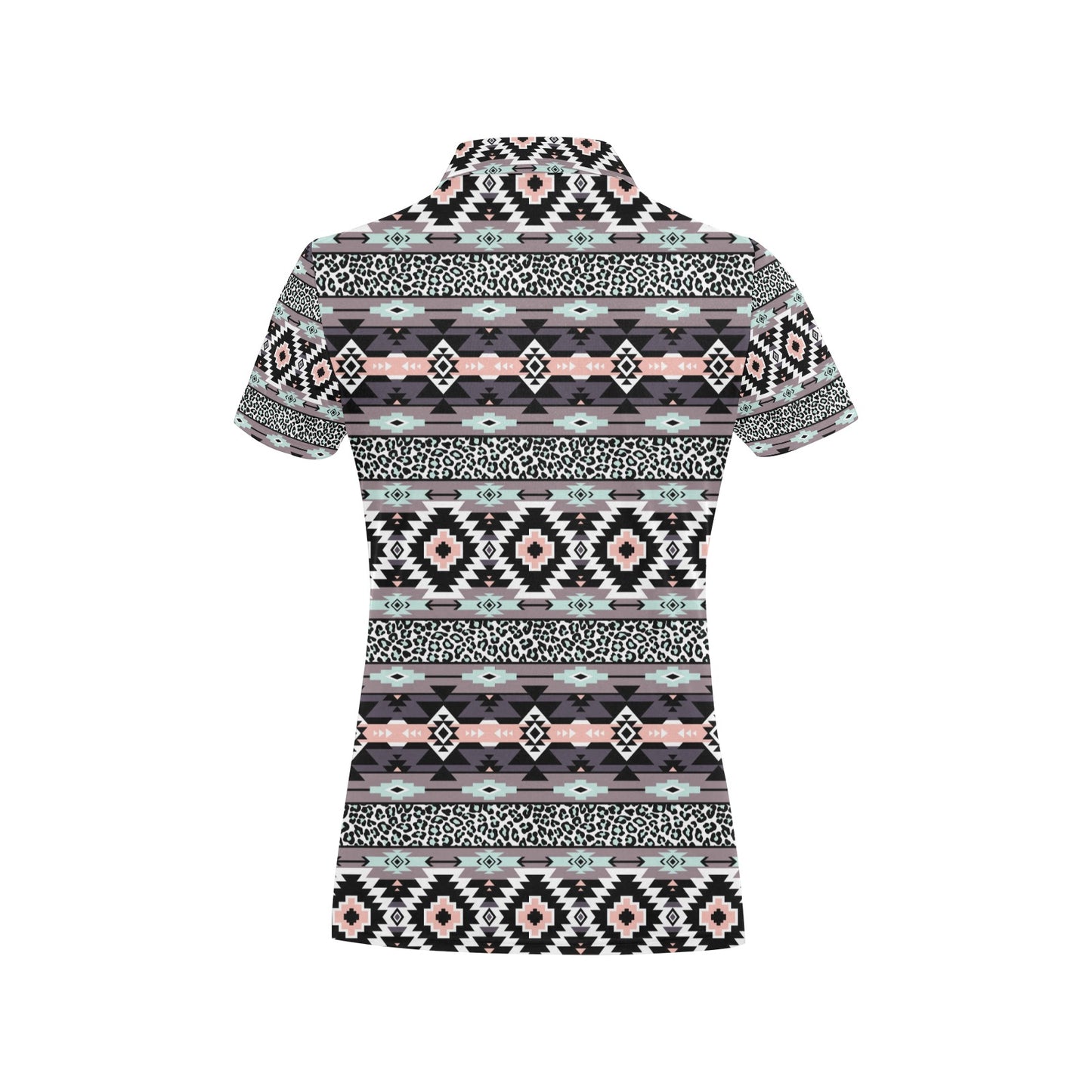 Safari Pattern Print Design LKS302 Women's Polo Shirt