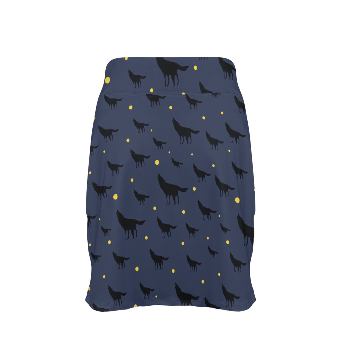 Wolf Print Design LKS301 17" Golf & Pickleball Skort with Pockets