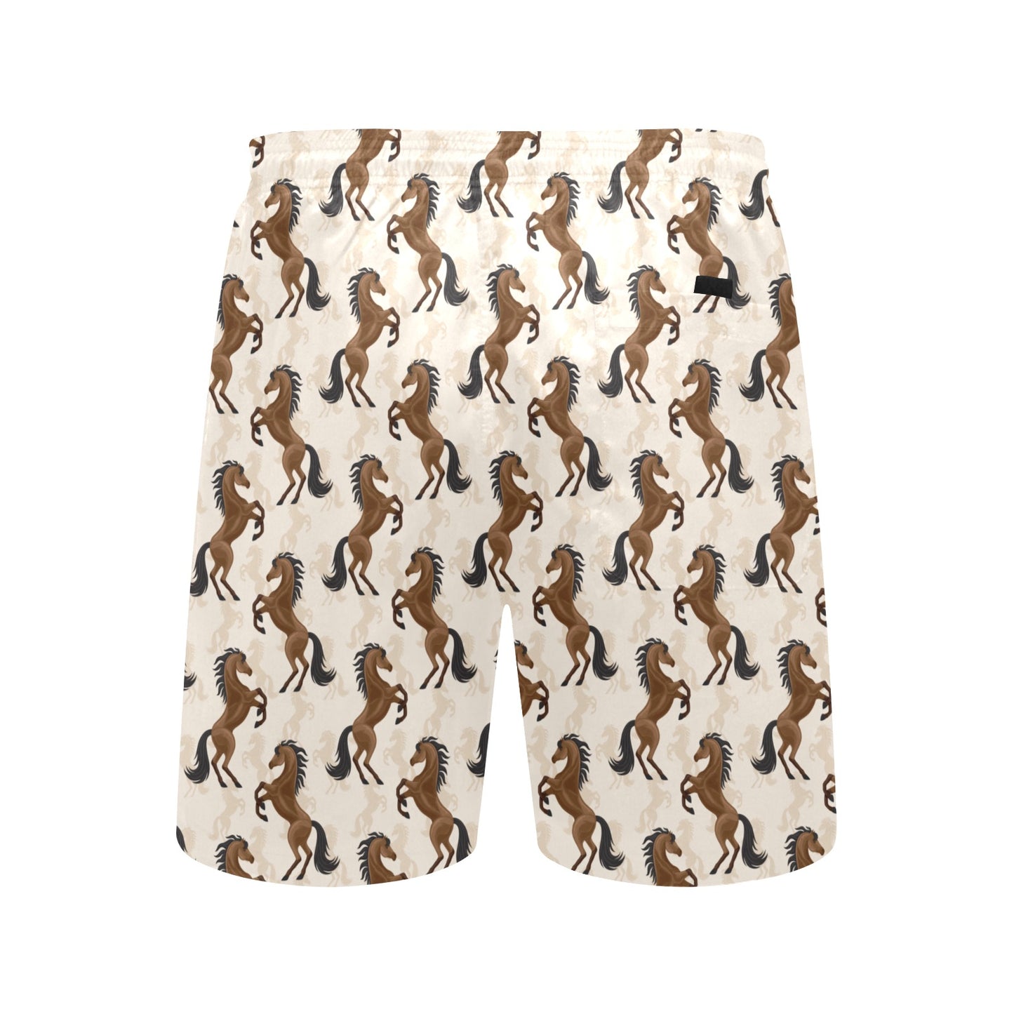 Horse Print Design LKS308 Men's Swim Trunks Beach Shorts
