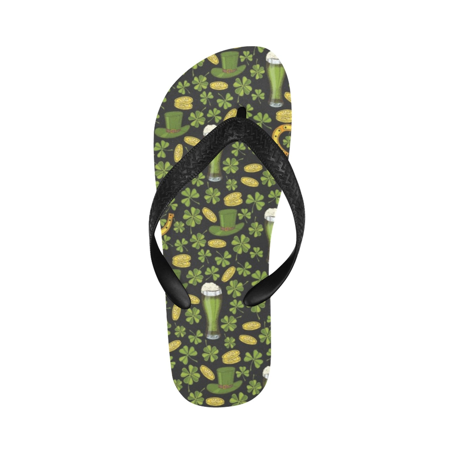 St Patricks Day Print Design LKS307 Flip Flops