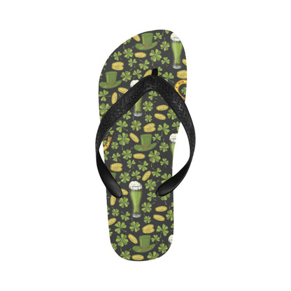 St Patricks Day Print Design LKS307 Flip Flops