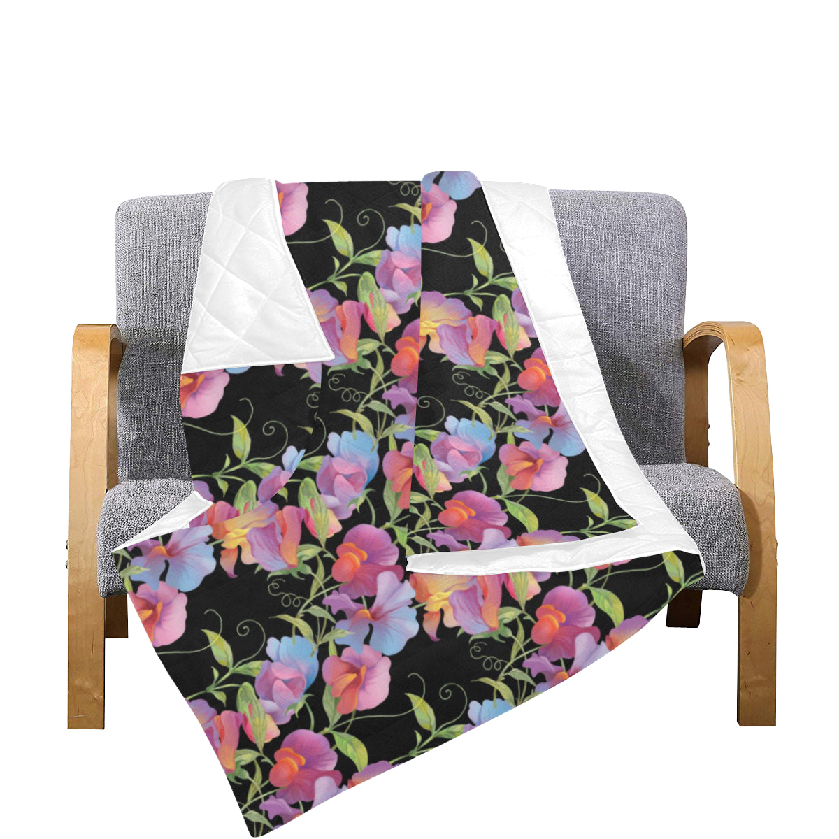 Peony Pattern Print Design PE012 Premium Quilt