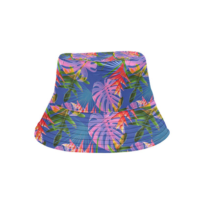 Tropical Flower Pattern Print Design TF025 Unisex Bucket Hat