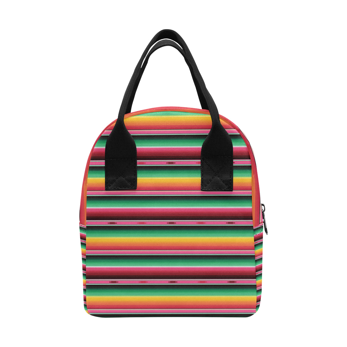 Mexican Blanket Classic Print Pattern Insulated Lunch Bag