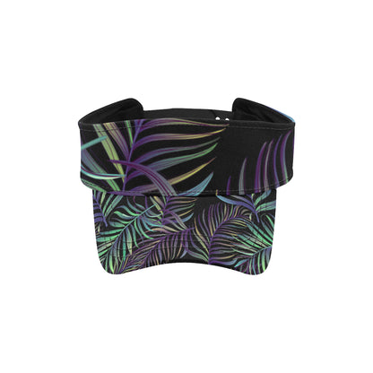 Tropical Palm Leaves Pattern Brightness Unisex Sun Visor