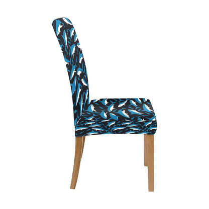 Shark Print Design LKS303 Dining Chair Slipcover