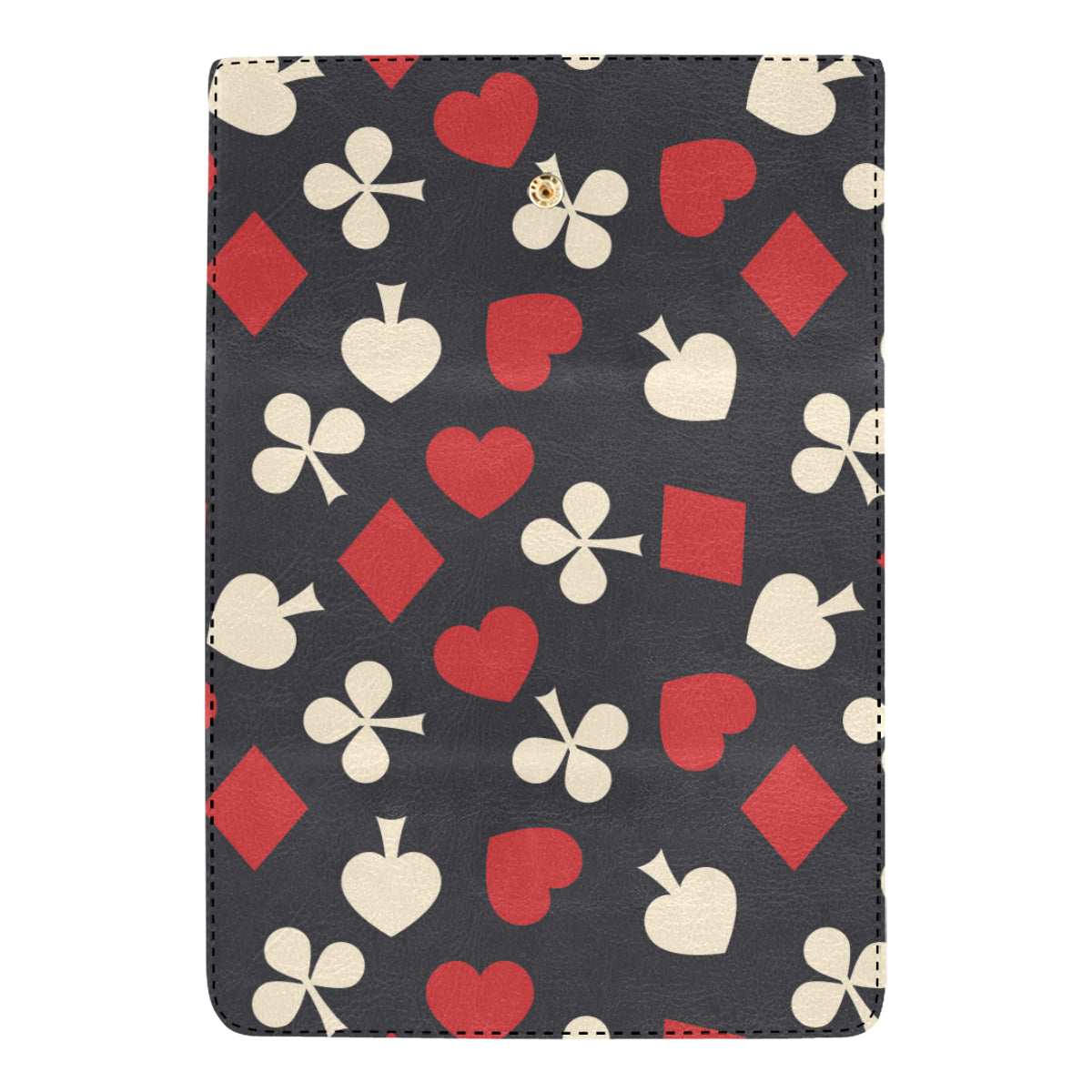 Poker Cards Pattern Print Design A02 Women's Trifold Wallet