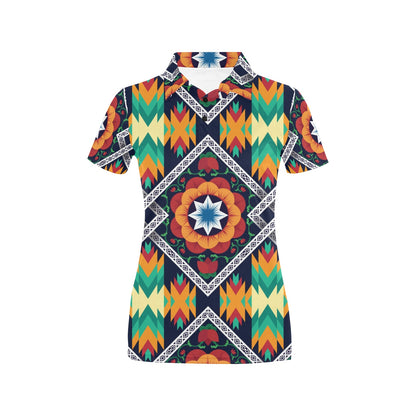 African Kente Women's Polo Shirt