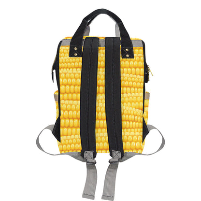 Agricultural Corn cob Pattern Diaper Bag Backpack