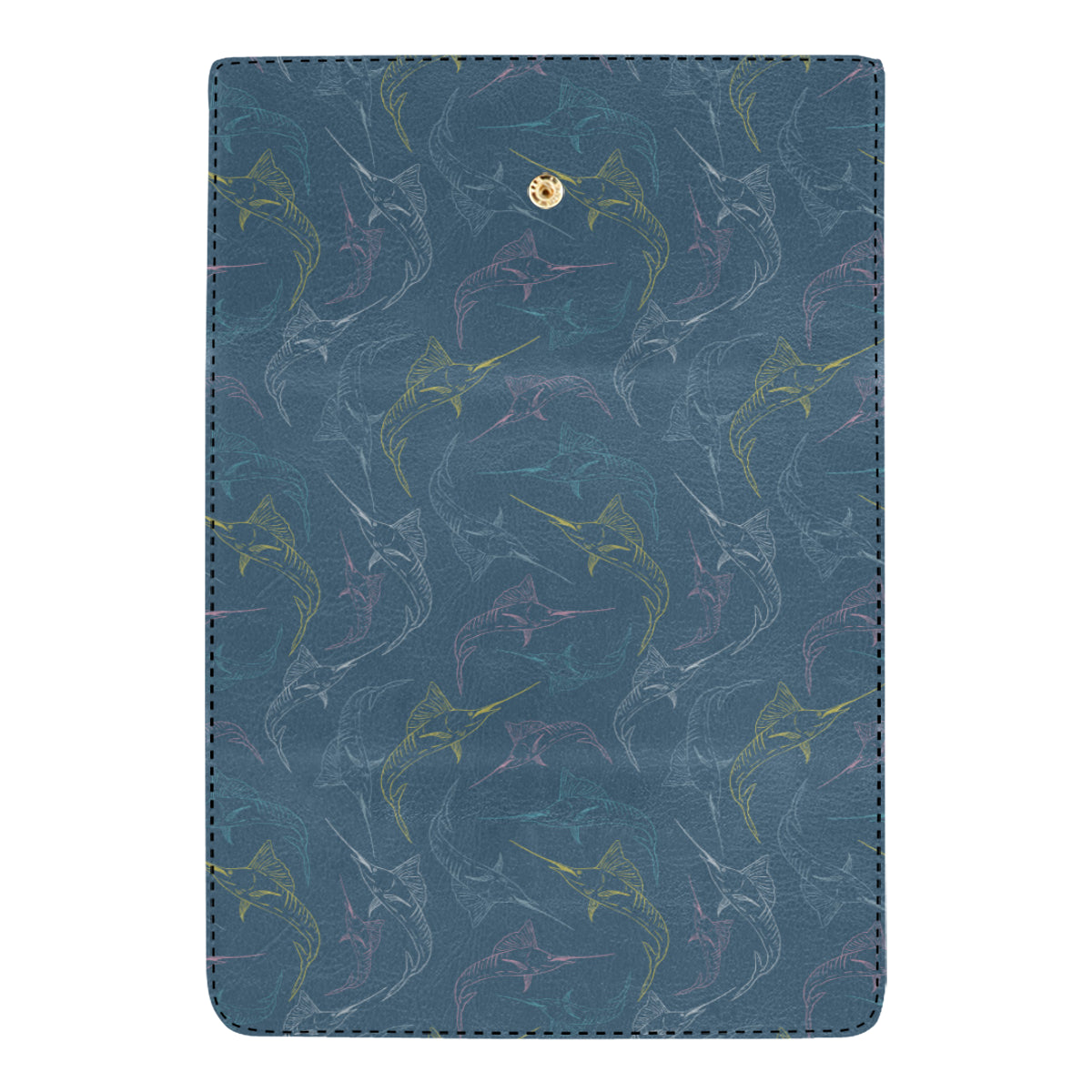 Swordfish Pattern Print Design 02 Women's Trifold Wallet