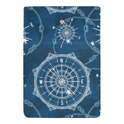 Nautical Compass Print Women's Trifold Wallet