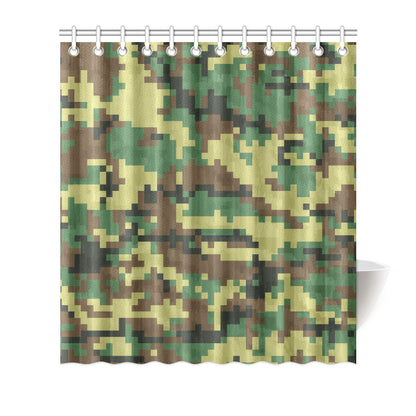 ACU Army Digital Pattern Print Design 02 Shower Curtain