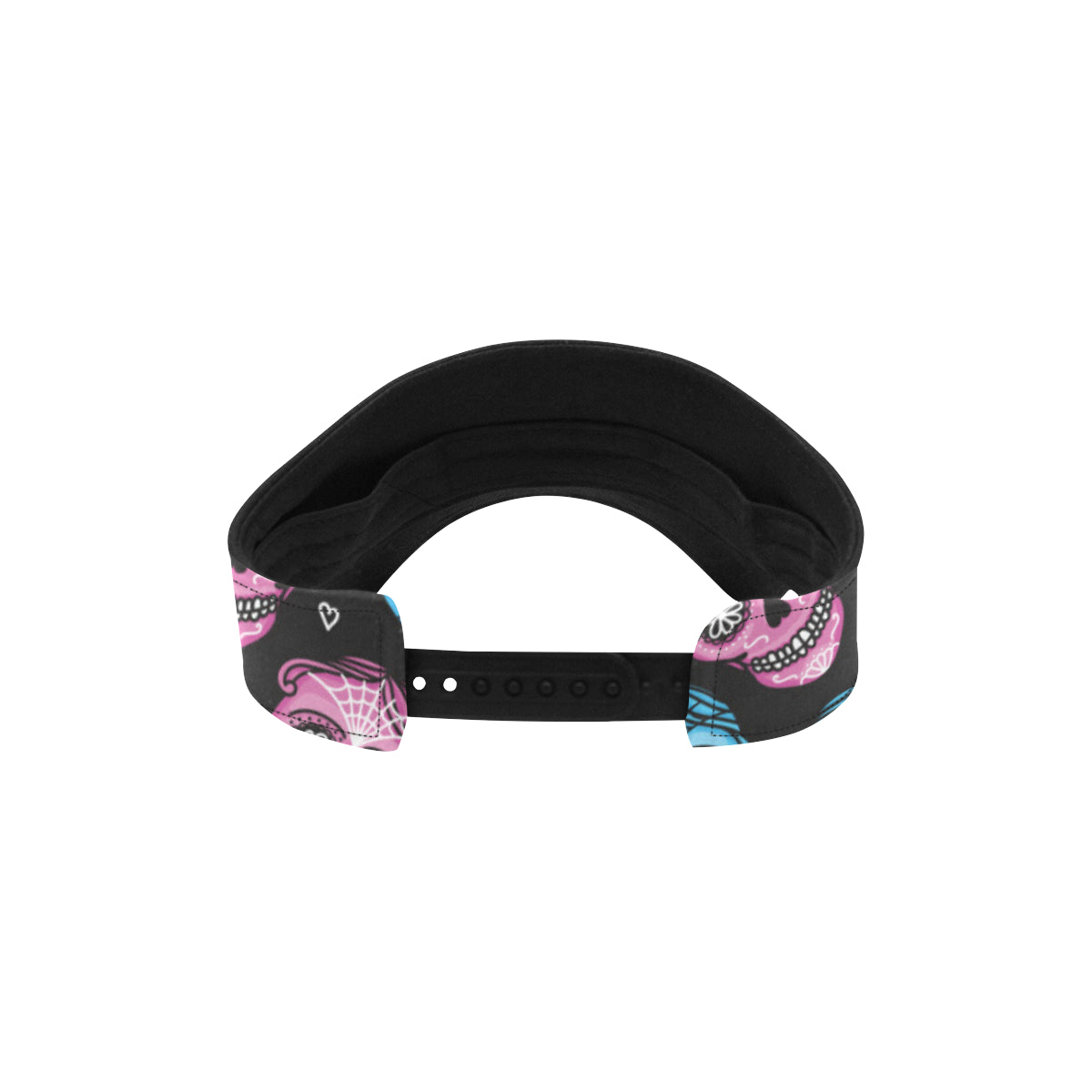 Day of the Dead Skull Print Pattern Unisex Sun Visor