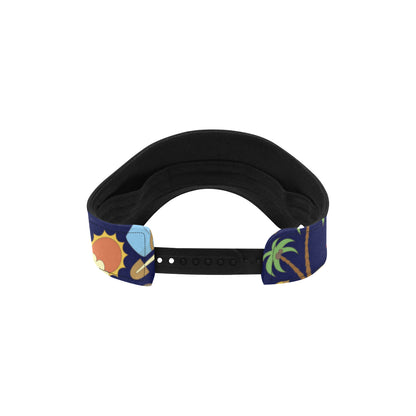 Beach Themed Pattern Print Design 04 Unisex Sun Visor
